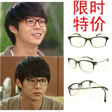 韩国明星朴有天同款眼镜架时尚金属眼镜框配近视潮流无度数平光镜