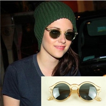 3353欧美明星大爱复古系墨镜圆框太阳镜太阳眼镜眼镜太阳镜