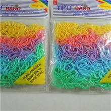 【厂家促销】小孩彩色透明皮筋儿童扎头橡皮筋一次性儿童扎头绳