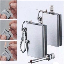 方形不锈钢外壳防水型万次火柴挂件(请仔细看详细使用方法）批发