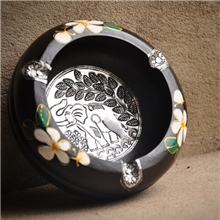 彩绘3-7英寸创意烟灰缸批发泰国工艺品进口家居用品