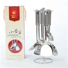 不锈钢厨具六件套烹饪铲九珠系列日用厨房厨具厂家直销特价