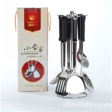 富贵系列不锈钢厨具六件套烹饪勺铲套件厨房礼品家居厨具