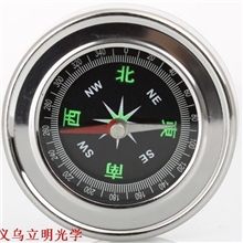 60mm金属不锈钢中文指南针英文指北针罗盘