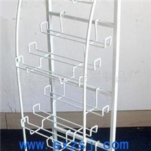 供应【实心铁丝钢筋金属可拆装白色烤漆】食品展示架