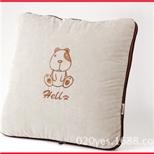 可爱卡通抱枕被幼儿园用被子比特鹿正品