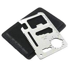 多功能刀片野营军刀卡万能救生卡加强版自驾游汽车用品