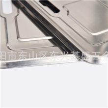 不锈钢汽车用品冲压件车牌托/独特立体效果与不扎手汽车照牌托盘