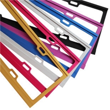 镁合金车牌架新交规车牌框多种颜色汽车车牌架1副起发