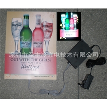 供应闪动发光广告牌EL发光广告片EL冷光闪动动感发光广告片