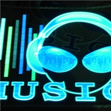 汽车led灯汽车led汽车音乐节奏灯汽车车标