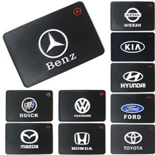 手机防滑垫厂纳特正品车标防滑垫大号香水座防滑垫汽车用品批发