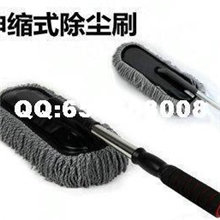 供应可伸缩纳米纤维蜡刷蜡拖腊刷洗车除尘掸子灰色纳米蜡拖