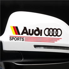 汽车贴纸奥迪A4LA5TTA6奥迪福特改装反光镜倒车镜-奥迪后视镜贴