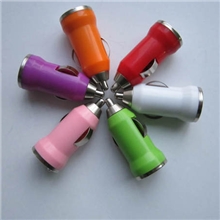 USB车载充电器手机充电器子弹头车载充电器迷你车载手机充电器