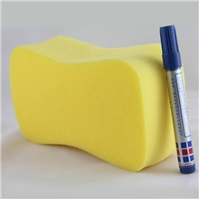 厂家直销大8字洗车海绵，八字清洁擦车海绵批发，汽车清洗吸水块