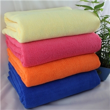 160*72大经编超细纤维吸水毛巾/美容车床巾沙滩巾浴巾/外贸出口巾