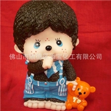 儿童手工/石膏像白坯/储蓄罐/亲子活动/白胚批发/蒙奇奇