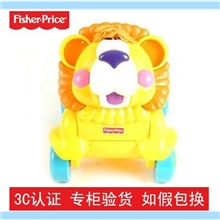 费雪学步车二合一狮子踏行车婴儿学步车多功能儿童滑行车L4511