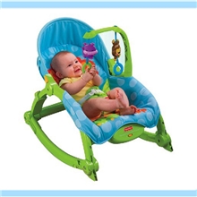 包邮！正品美国费雪Fisher-Price可爱动物多功能轻便摇椅W2811