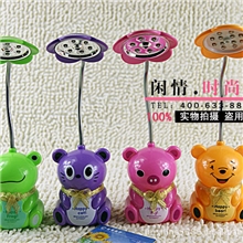 0070卡通六灯台灯LED充电学生书灯应急灯360度旋转灯头充电式