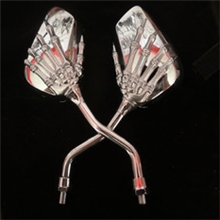 骷髅手后视镜、摩托车后视镜、个性后视镜、反光镜、倒车镜