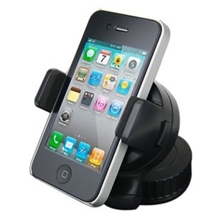 专利MINI圆型车载手机架万能车用手机座GPS导航仪iphone通用