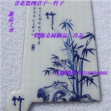 摔不碎镜子\不锈钢镜子\卡片镜子\中国风青花瓷镜子\竹子