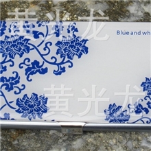 现货供应青花瓷名片盒订制企业logo名片盒不锈铁名片盒