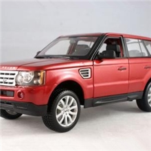 路虎陆虎揽胜运动版LANDROVERSPORT汽车模型红色路虎