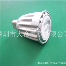 供应E14电镀3W射灯外壳/LED4*1W半风形30度烤漆杯外壳