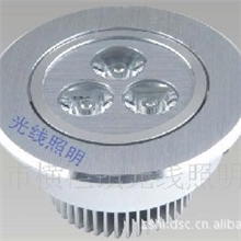 大功率3WLED天花灯LED筒灯厂家直销LED灯具LED家居商业照明