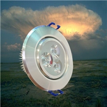 3瓦天花灯75开孔天花灯铝材铝材天花灯套件最低批发公司