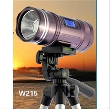 新款蓝白双光源6档调光LED充电型5W钓鱼灯夜钓灯