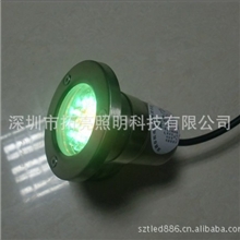 深圳厂家低价高品全不锈钢七彩单色LED水下灯