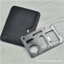 小号军刀卡多功能救生卡万能野营工具卡送皮套