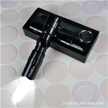 专利正品强光手电筒LED灯小手电筒迷你户外小手电两节套带盒