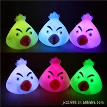 A009【厂家直销】愤怒的小鸟七彩小夜灯（价格绝对最低）