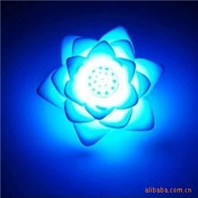 A015自产自销浪漫七彩变色莲花许愿灯