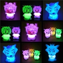 灰太狼七彩变色小夜灯变色灯批发led变色灯新奇特礼品