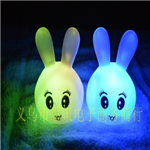 表情兔子七彩小夜灯地摊玩具新奇货源摆摊批发夜市热卖批发