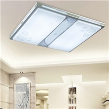 方圆美简约中式铝材平板灯具客厅灯卧室灯餐厅书房灯饰吸顶灯
