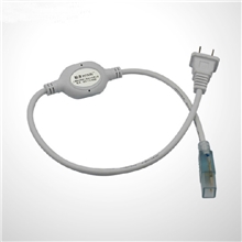 方圆美高亮220V灯带SMD3528SMD5050LED贴片灯带专用插头