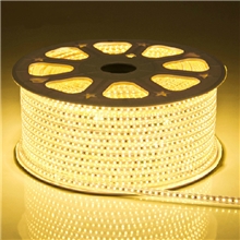 方圆美超亮SMD3528贴片60珠220V暗槽防水套胶软灯条LED灯带