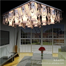 豪华高档水晶灯批发/客厅长方水晶吸顶灯/厂家直销【3030长】