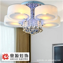 奥源吸顶灯古镇灯饰批发卧室灯温馨水晶吸顶灯厂家批发