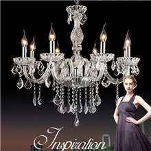 【灯隆】灯饰批发现代透明欧式水晶餐厅吊灯YM08卧室水晶灯