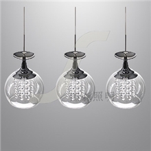 个性吧台LED吊灯现代时尚餐厅灯水晶吧台灯高脚倒立酒杯灯具批发