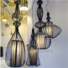 新古典后现代北欧创意Elitespalamp大贵族鸟笼现代个性吊灯批发