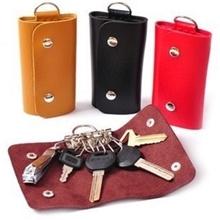 专业批发钥匙包时尚皮质钥匙扣包多功能男士女士钥匙套
